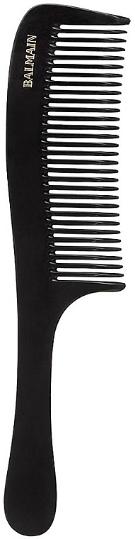 Profesjonalny grzebień do włosów, czarny - Balmain Paris Hair Couture Color Comb Black — Zdjęcie N1