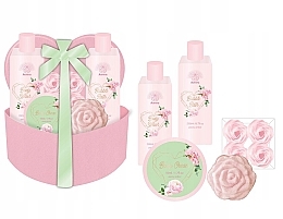 Zestaw, 5 produktów - Aurora Pink Heart Gift Set — Zdjęcie N1