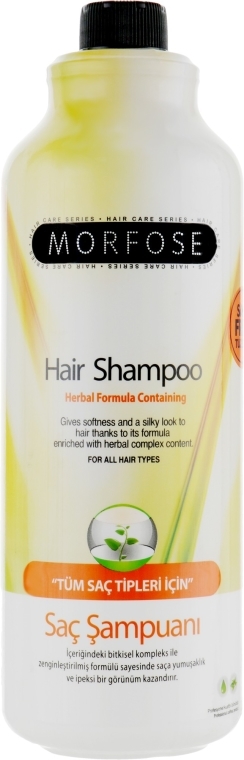Ziołowy szampon do włosów - Morfose Herbal Salt Free Hair Shampoo — Zdjęcie N1