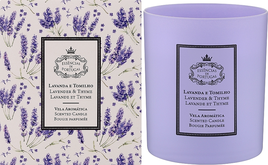 Świeca zapachowa Lawenda i tymianek - Essencias De Portugal Lavender & Thyme Scented Candle — Zdjęcie N2