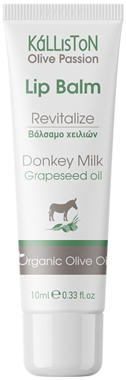 Balsam do ust z oślim mlekiem - Kalliston Lip Balm Revitalize Donkey Milk  — Zdjęcie N1