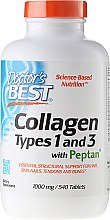 Kolagen typu 1 i 3 z witaminą C na zdrowe stawy - Doctor's Best Collagen Types 1 & 3 with Peptan 1000 mg — Zdjęcie N3