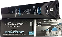 Kup Wybielająca pasta do zębów z węglem aktywnym - Santo Volcano Spa Whitening Toothpaste with Active Carbon