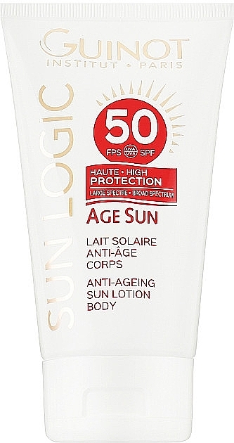 Balsam przeciwsłoneczny do ciała - Guinot Age Sun Lotion Body SPF50 — Zdjęcie N1