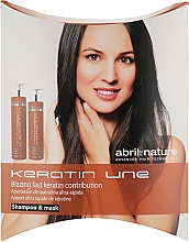 Kup Zestaw - Abril Et Nature Keratin (shampoo/30ml + cond/30ml)