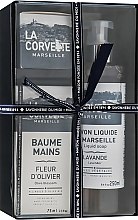 Kup Zestaw podarunkowy Prowansja - La Corvette "Provence" (soap 100 g + soap 250 ml + h/cr 75 ml)