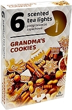 Kup Podgrzewacze zapachowe tealight Ciasteczka babci, 6 szt. - Admit Scented Tea Light Grandmas Cookies