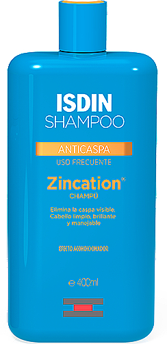 Szampon przeciwłupieżowy - Isdin Zincation Anti-Dandruff Shampoo — Zdjęcie N1