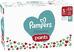 Pieluchomajtki Harmonie Pants, rozmiar 5, 12-17 kg, 144 szt. - Pampers — Zdjęcie N2