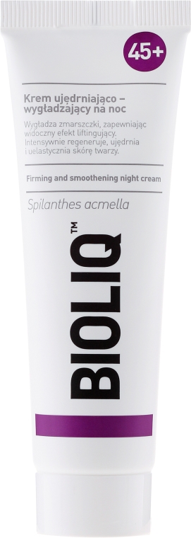 Krem ujędrniająco-wygładzający na noc - Bioliq 45+ Firming And Smoothing Night Cream — Zdjęcie N2