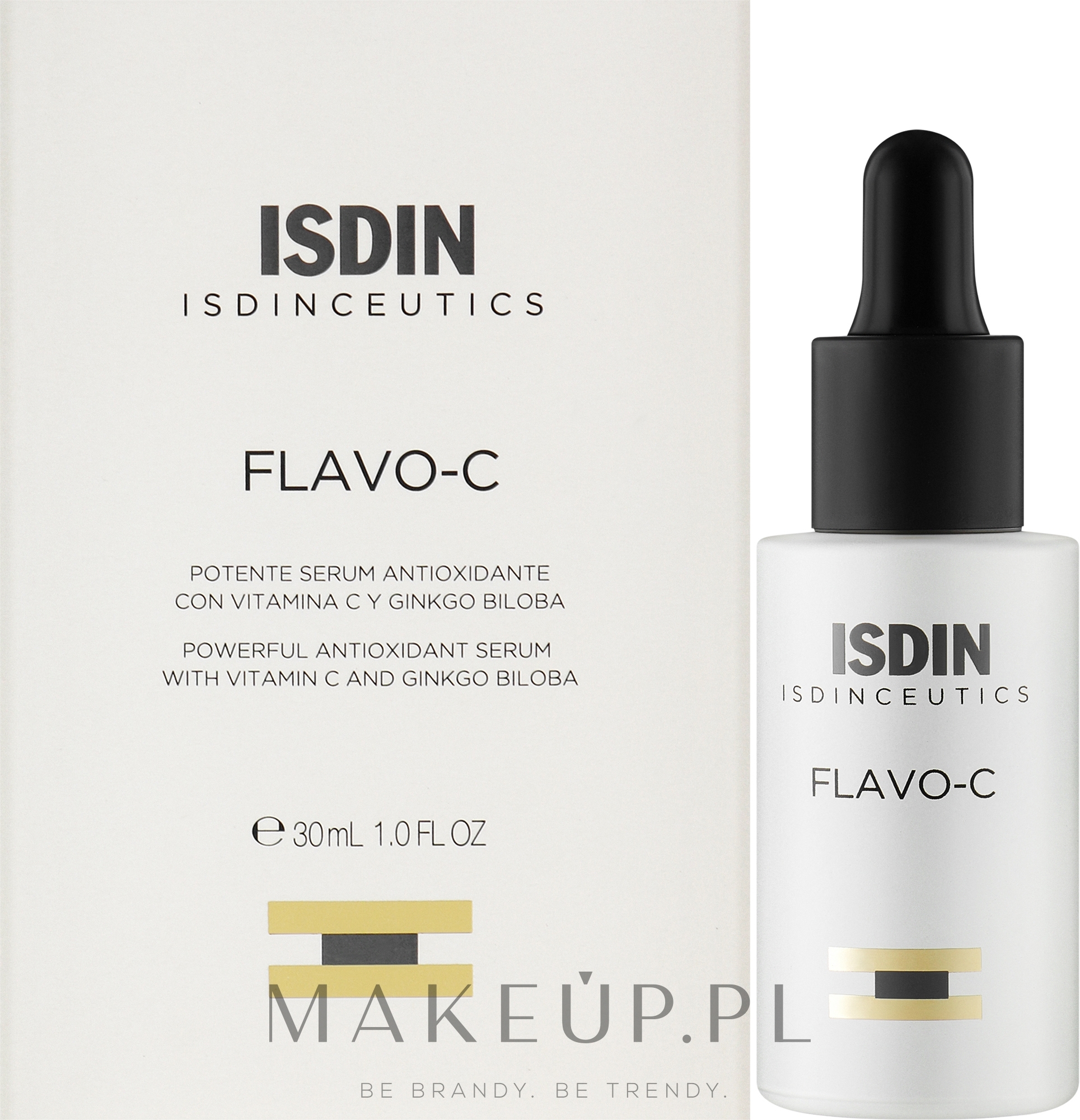 Przeciwutleniające serum do twarzy przeciw fotostarzeniu - Isdin Isdinceutics Flavo-C Potente Serum Antioxidante — Zdjęcie 30 ml