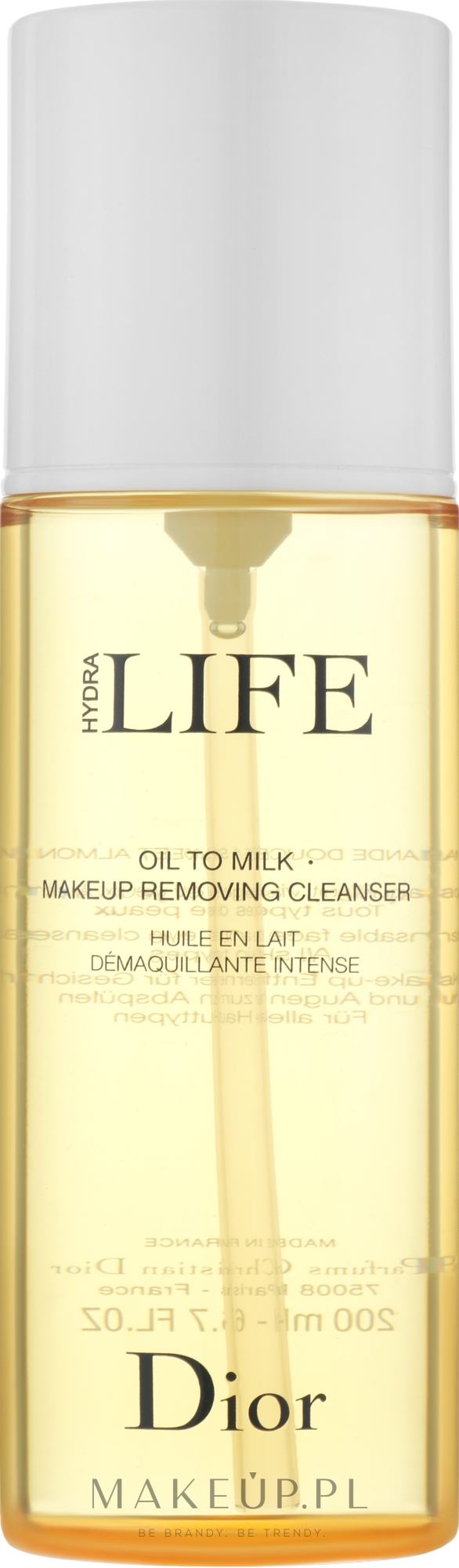 DIOR Hydra Life Oil to Milk Makeup Removing Cleanser 200ml  Harrods US