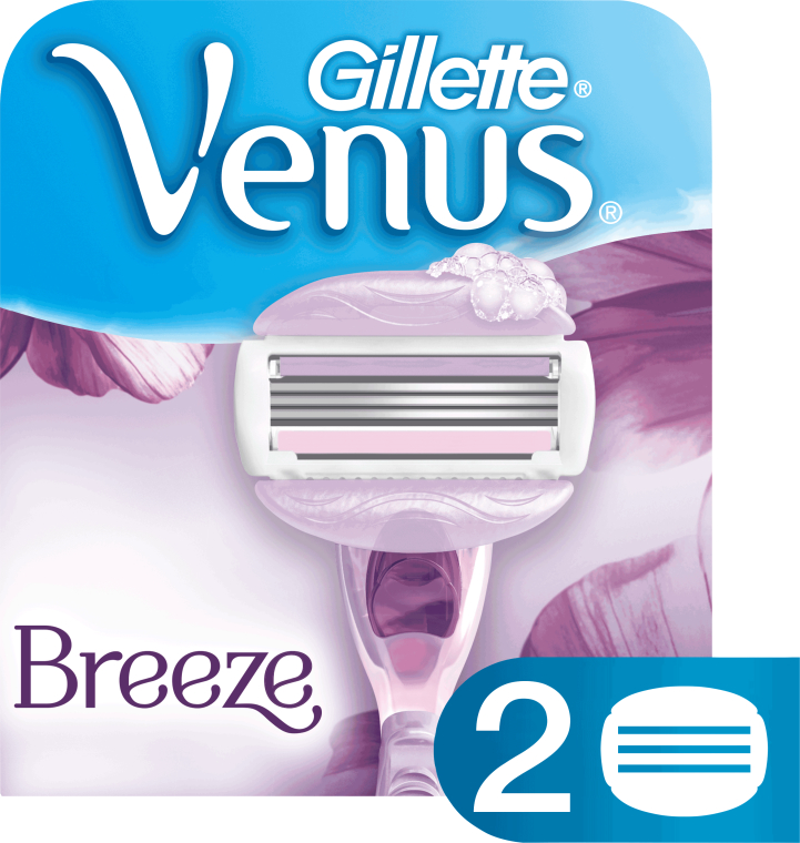 Wymienne wkłady do maszynki, 2 szt. - Gillette Venus Breeze — Zdjęcie N2