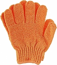 Kup Rękawice złuszczające pod prysznic, pomarańczowe - The Body Shop Exfoliating Bath Gloves