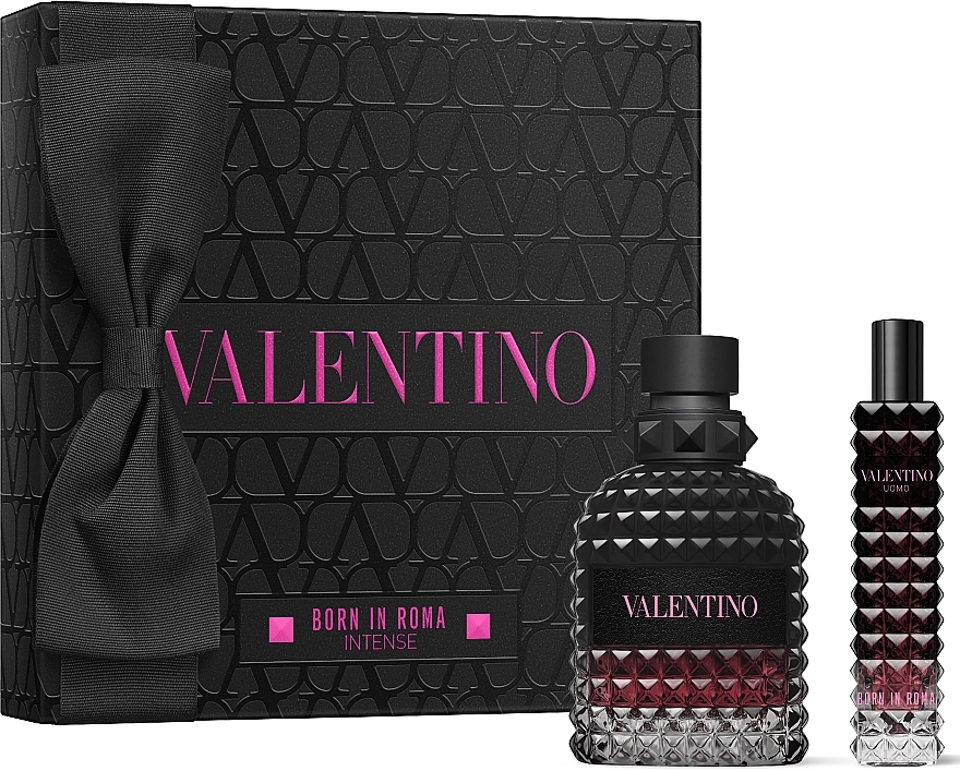 Valentino Born in Roma Uomo Intense - Zestaw (edp/50ml + edp/15ml) — Zdjęcie N1