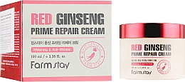 Kup Rewitalizujący krem przeciwstarzeniowy z wyciągiem z czerwonego żeń-szenia - FarmStay Red Ginseng Prime Repair Cream