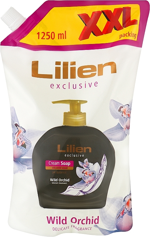 Mydło w płynie Dzika Orchidea - Lilien Wild Orchid Cream Soap Doypack — Zdjęcie N2