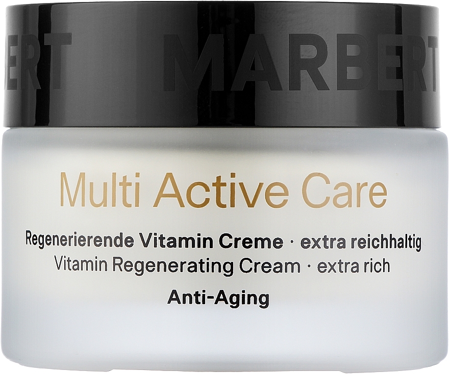 Rewitalizujący krem ​​witaminowy do skóry bardzo suchej - Marbert Multi Active Care Vitamin Regenerating Cream Extra Rich — Zdjęcie N1