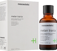 Serum depigmentujące - Mesoestetic Melan Tran3x Intensive Depigmenting Concentrate Serum — Zdjęcie N2