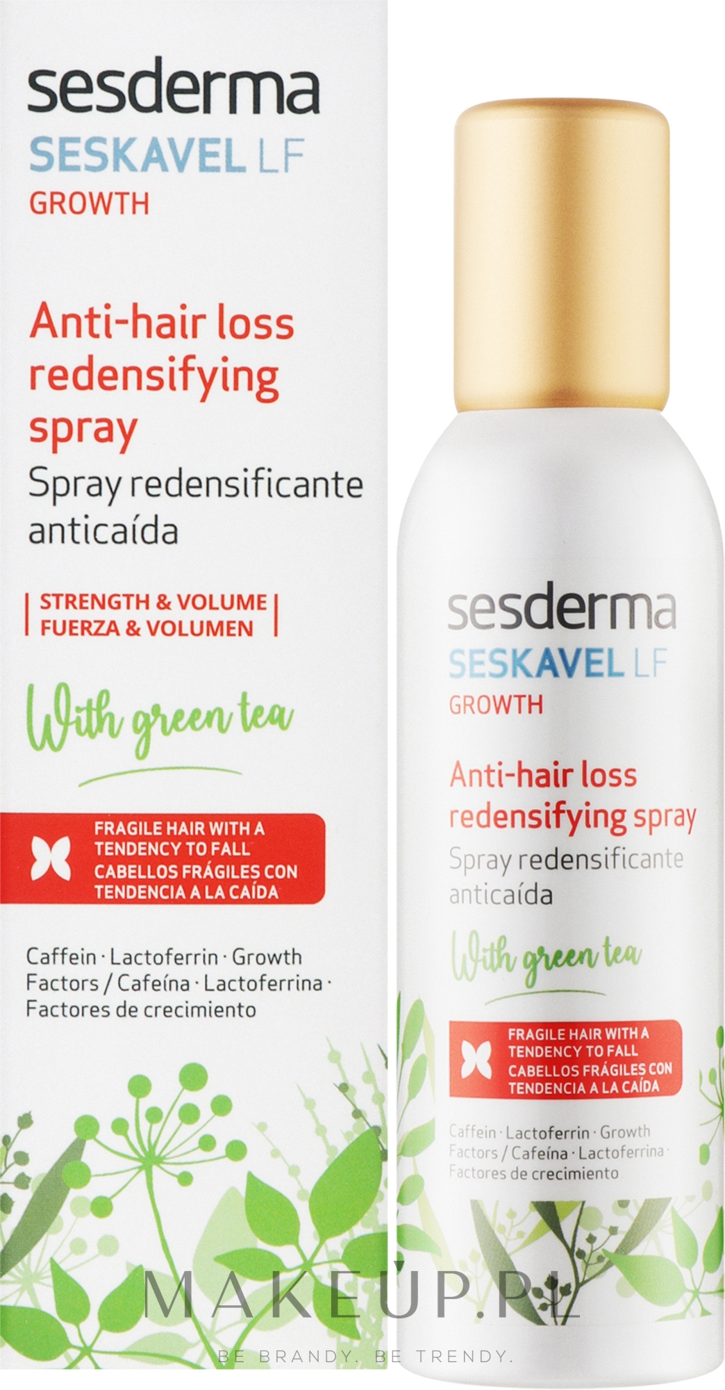 Spray naprawczy przeciw wypadaniu włosów - Sesderma Seskavel LF Growth Redensifying Anti-Falling Spray — Zdjęcie 100 ml