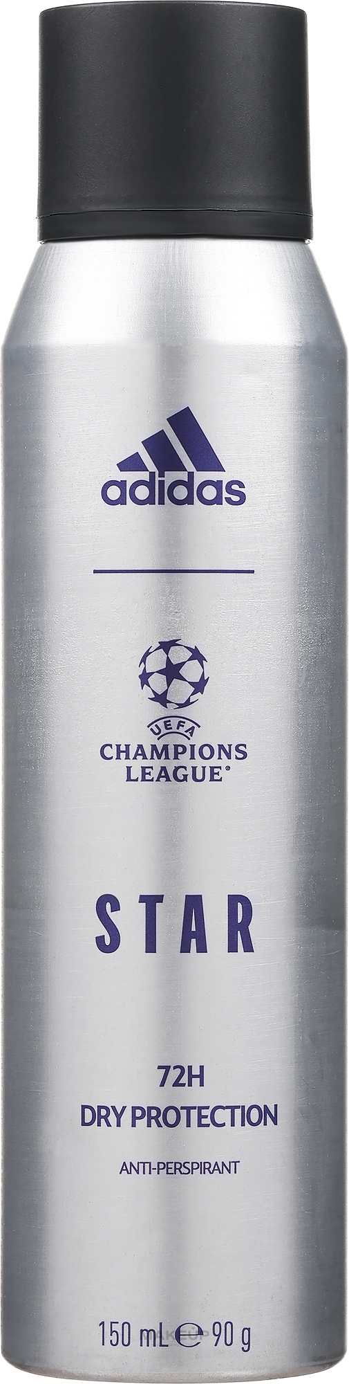 Adidas UEFA Champions League Star - Antyperspirant w sprayu — Zdjęcie 150 ml