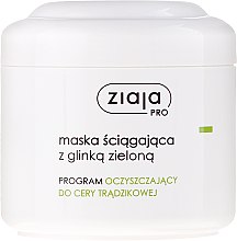 Kup Maska ściągająca z glinką zieloną do cery trądzikowej - Ziaja Pro