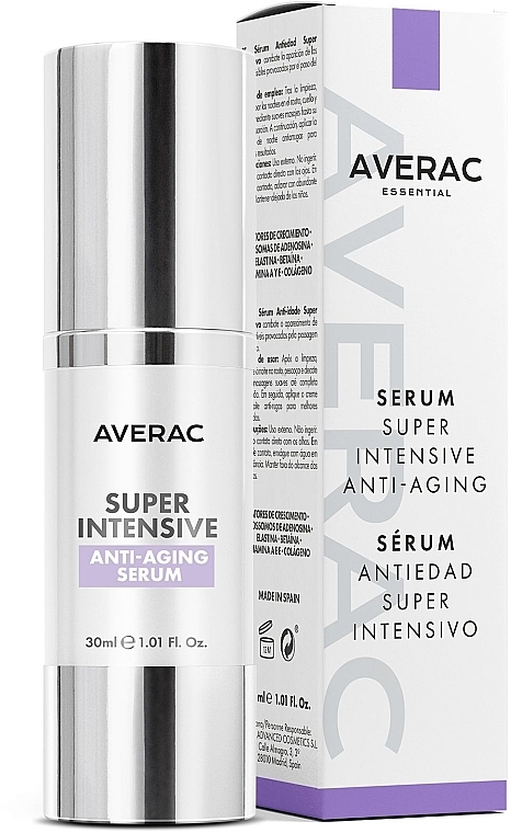 Super intensywne serum przeciwstarzeniowe - Averac Essential Super Intensive Anti-Aging Serum — Zdjęcie N1
