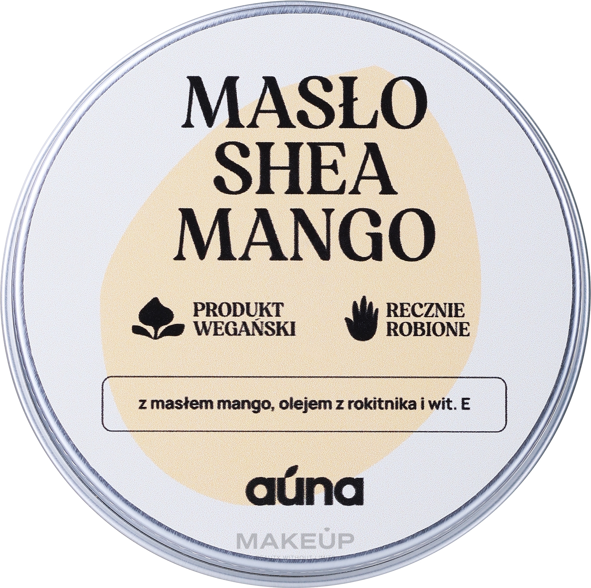 Masło shea do twarzy i ciała Mango - Auna Shea Mango Butter — Zdjęcie 150 ml