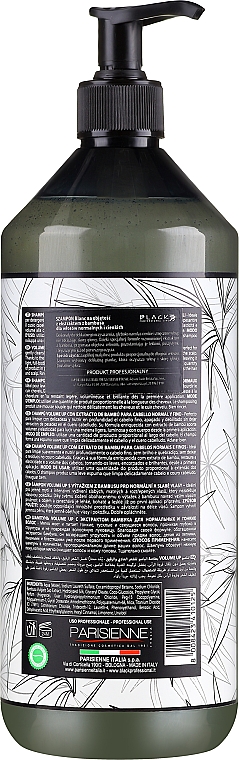 Szampon zwiększający objętość włosów - Black Professional Line Blanc Volume Up Shampoo — Zdjęcie N4