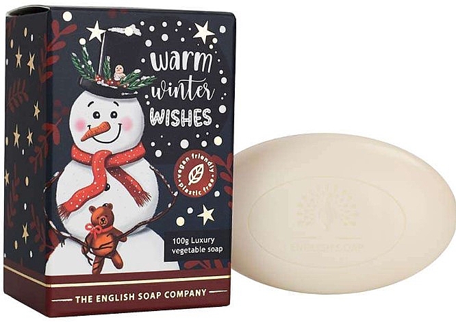 Mydło Bałwan - The English Soap Company Christmas Snowman Mini Soap — Zdjęcie N1