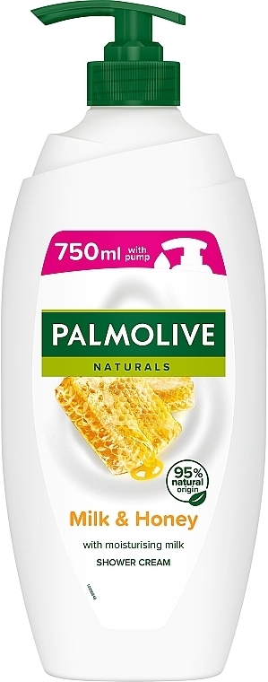 PRZECENA! Kremowy żel pod prysznic mleko i miód - Palmolive Naturals Honey & Milk * — Zdjęcie N1