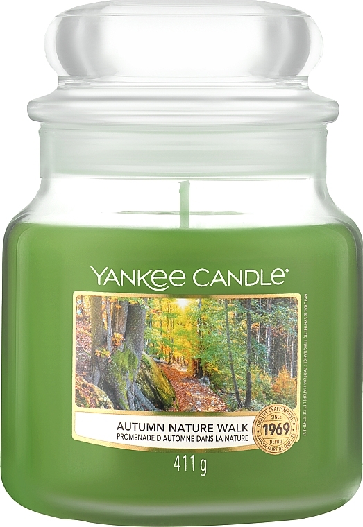 Świeca zapachowa w słoiku Jesienny spacer - Yankee Candle Autumn Nature Walk