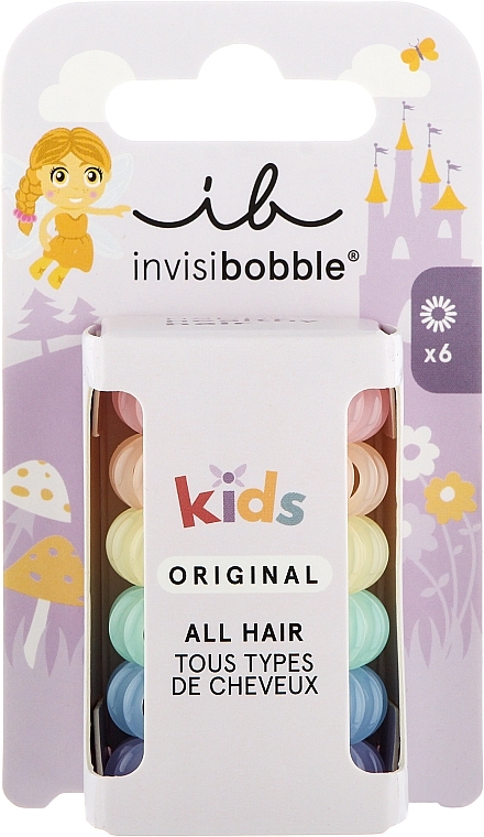 Zestaw gumek do włosów, 6 szt. - Invisibobble Kids Original Take Me To Candyland — Zdjęcie N1