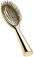 Kup Szczotka do włosów, złota - Acca Kappa Goldplated Hair Brush Natural Rubber Cushion