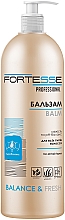 Balsam balansujący pH włosów (z pompką) - Fortesse Professional Balance & Fresh Balm — Zdjęcie N1