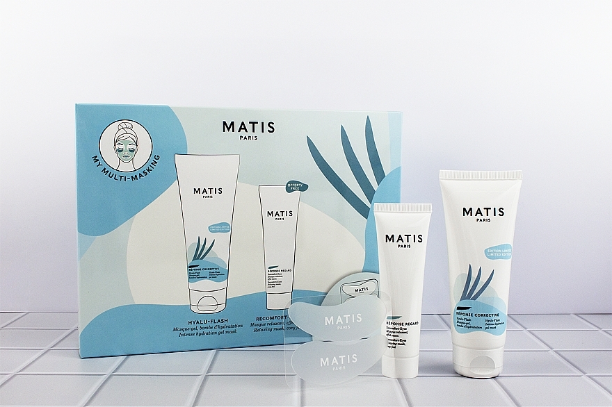 Zestaw - Matis My Multi-Masking Set (f/mask/50ml + eye/mask/20ml + eye/patch/2pcs) — Zdjęcie N2