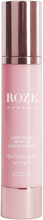 Regenerujący krem-olej do włosów, bez spłukiwania - Roze Avenue Luxury Restore Creamy-Oil Leave In Treatment — Zdjęcie N1