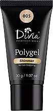 Kup Żel do przedłużania paznokci z połyskiem - Divia Polygel Shimmer