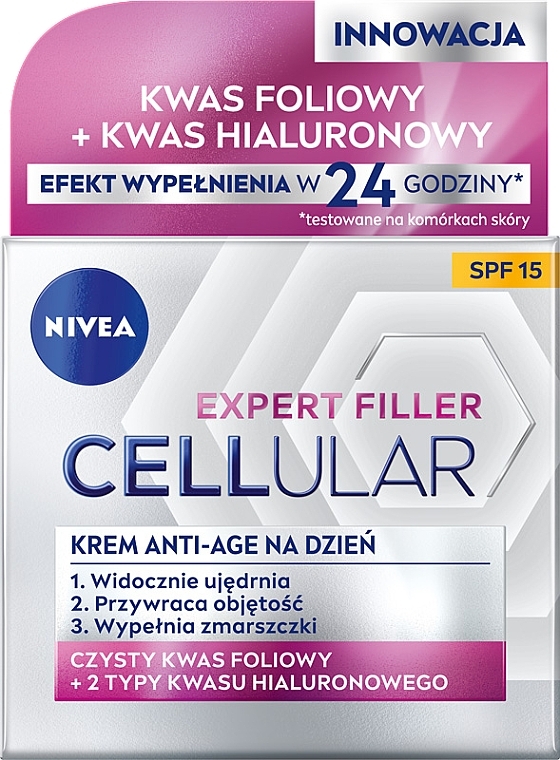 PRZECENA! Krem Anti-Age na dzień - NIVEA Cellular Anti-Age Skin Rejuvenation Day Cream * — Zdjęcie N2