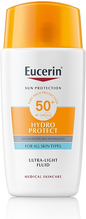 Fluid do ochrony przeciwsłonecznej - Eucerin Sun Hydro Protect Ultra-Light Fluid SPF50 — Zdjęcie N1