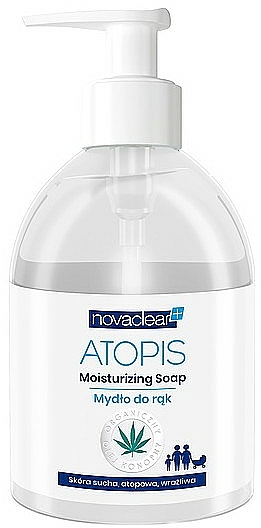 Nawilżające mydło do rąk w płynie do skóry atopowej - Novaclear Atopis Moisturizing Soap — Zdjęcie N1
