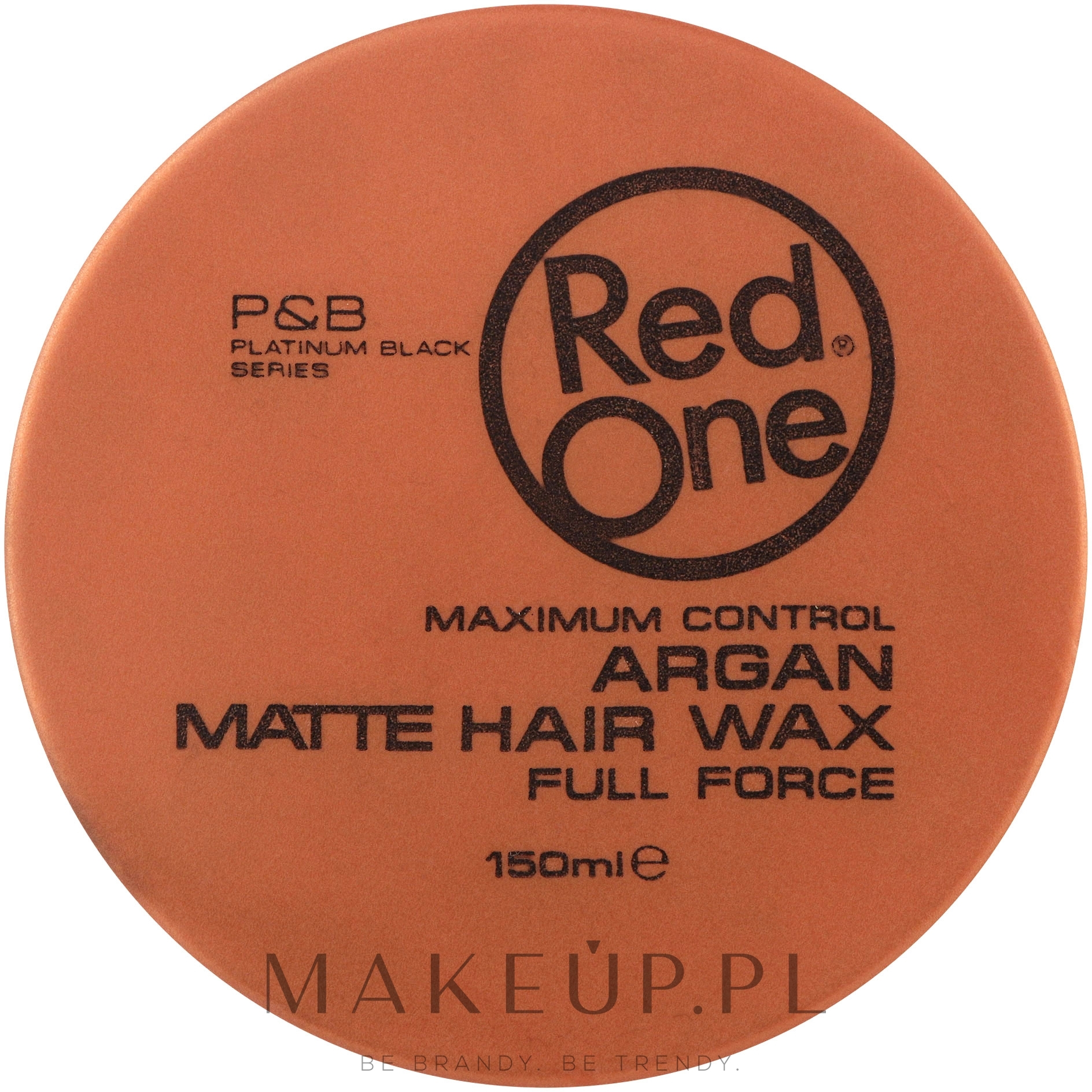 Ultra-mocny matujący wosk do włosów z olejkiem arganowym - RedOne Argan Matte Hair Wax Full Force — Zdjęcie 150 ml