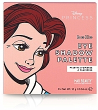 Paleta cieni do powiek - Mad Beauty Disney POP Princess Mini Belle Eyeshadow Palette — Zdjęcie N1