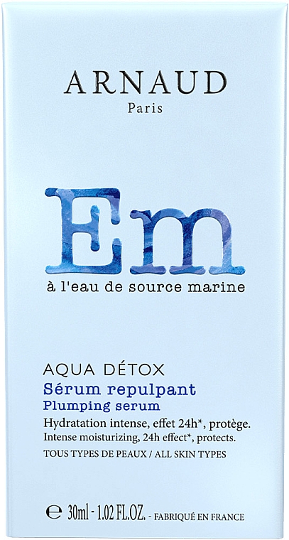 Serum do twarzy z wodą ze źródeł morskich - Arnaud Aqua Detox Plumping Serum — Zdjęcie N2