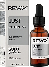 Serum pod oczy z kofeiną - Revox Just 5% Caffeine Solution  — Zdjęcie N2