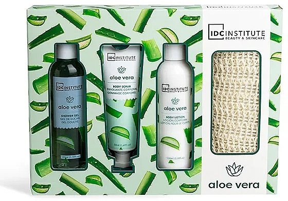 Zestaw, 4 produkty - IDC Institute Aloe Vera Gift Set — Zdjęcie N1