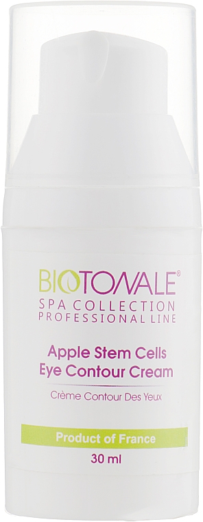 Krem pod oczy z komórkami macierzystymi jabłka - Biotonale Apple Stem Cells Eye Contour Cream — Zdjęcie N1