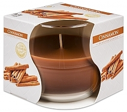 Świeca zapachowa w szkle Cynamon - Bispol Scented Candle — Zdjęcie N1