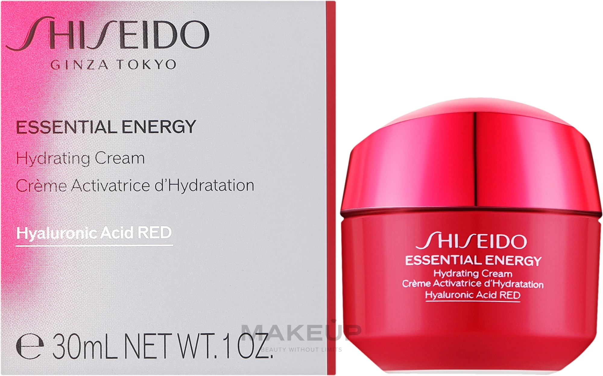 Nawilżający krem ​​do twarzy z ekstraktem z korzenia żeń-szenia - Shiseido Essential Energy Hydrating Cream — Zdjęcie 30 ml