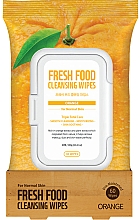 Kup Nawilżające chusteczki oczyszczające do twarzy Pomarańcza - Superfood For Skin Fresh Food Facial Cleansing Wipes